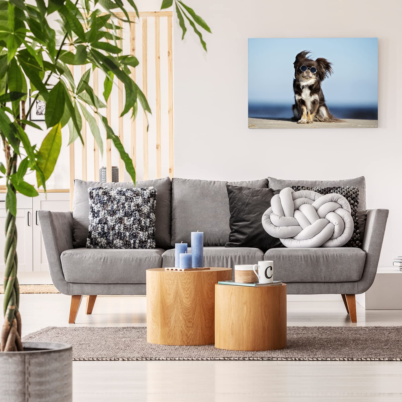 SHEST Custom Personalized Canvas Wall Art - Design Your Own 8x10 Inch Photo Print for Birthday Decor, Home & Office Wall Decor Gift - Perfect for Living Room, Bedroom & Wedding Anniversary Presents