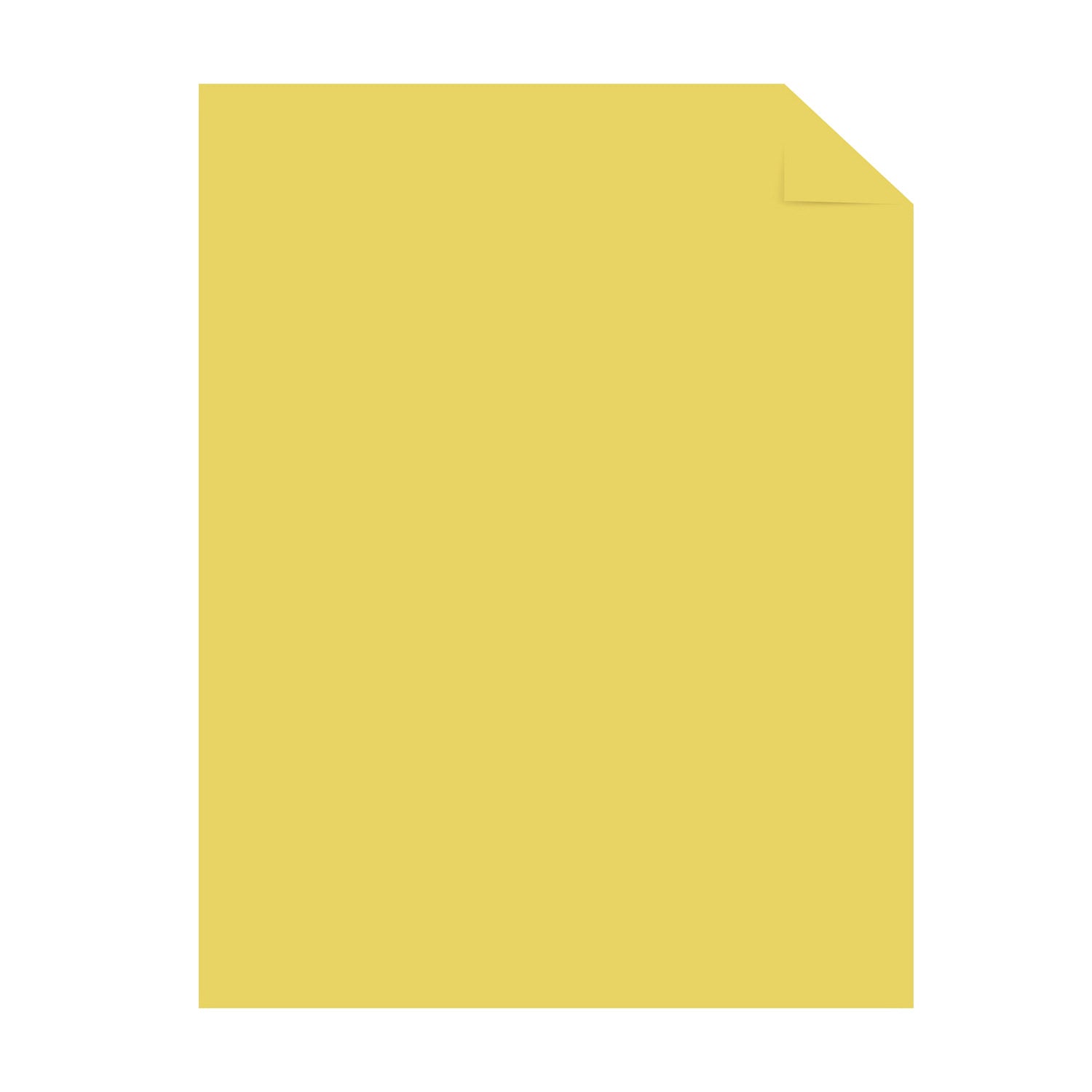 Astrobrights® Punchy Pastels Color Cardstock - 65 lb Cover Weight, 8.5 x 11 Inches, Lively Lemon - 100 Sheets/Pack for Scrapbooking, Card Making & DIY Crafts