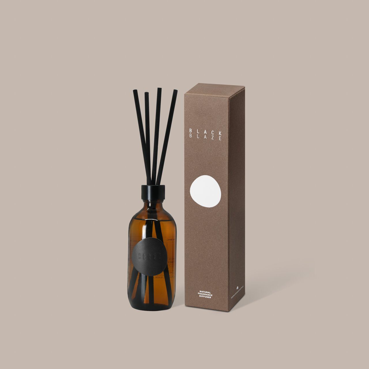 BLACK BLAZE Natural Fragrance Diffuser - Bush Walk Scent 200ml | Essential Oil Reed Diffuser for Home, Office & Spa | Aromatherapy Air Freshener for Relaxation