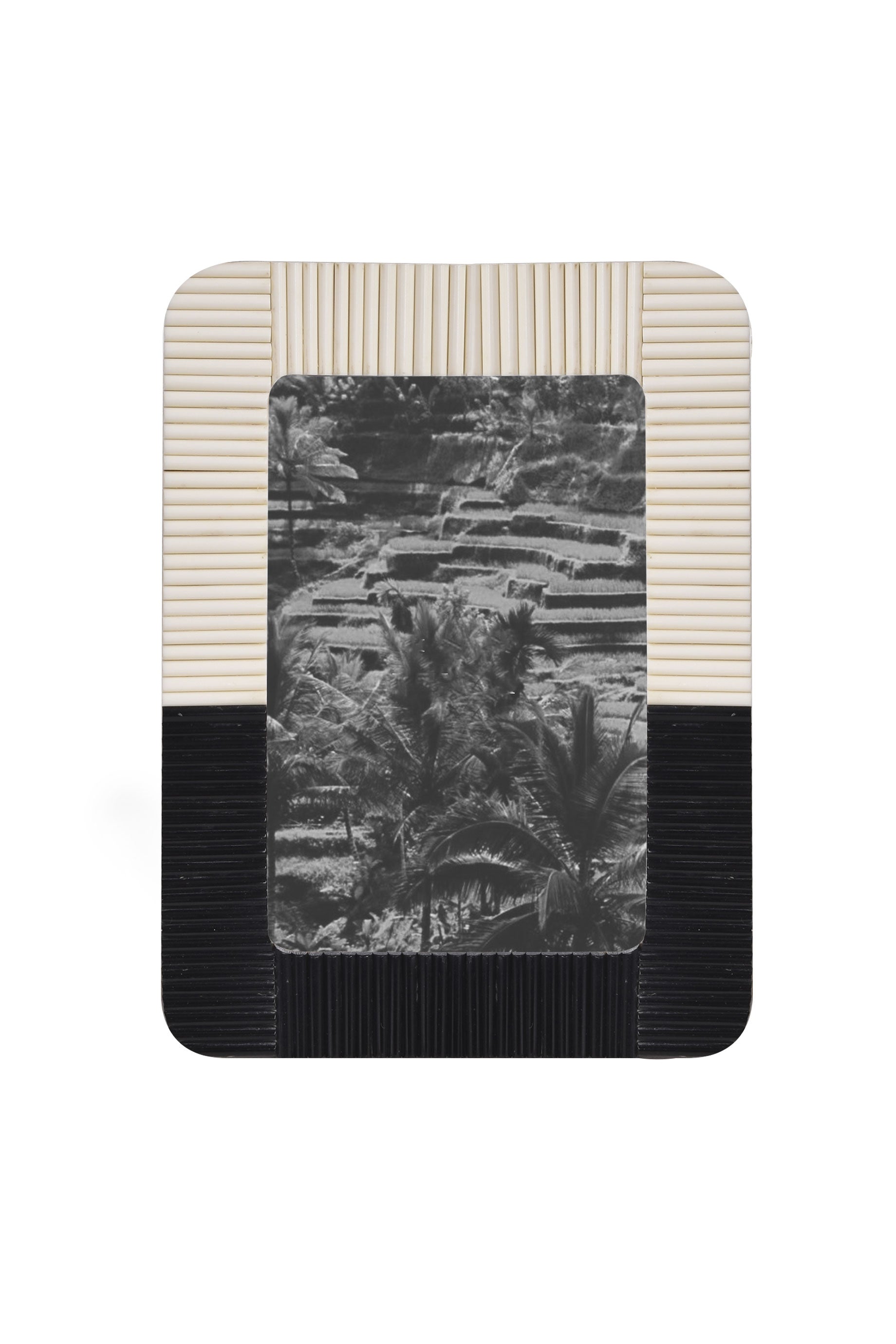 Black & White Ivory Frame - Elegant Home Decor for Living Room, Bedroom, or Office - Perfect for Wall Art, Photo Display, and Interior Design
