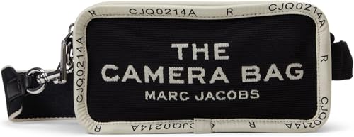 Marc Jacobs Jacquard Camera Bag - Black Crossbody Purse for Women | Stylish & Compact Shoulder Bag for Everyday Use, Travel & Work