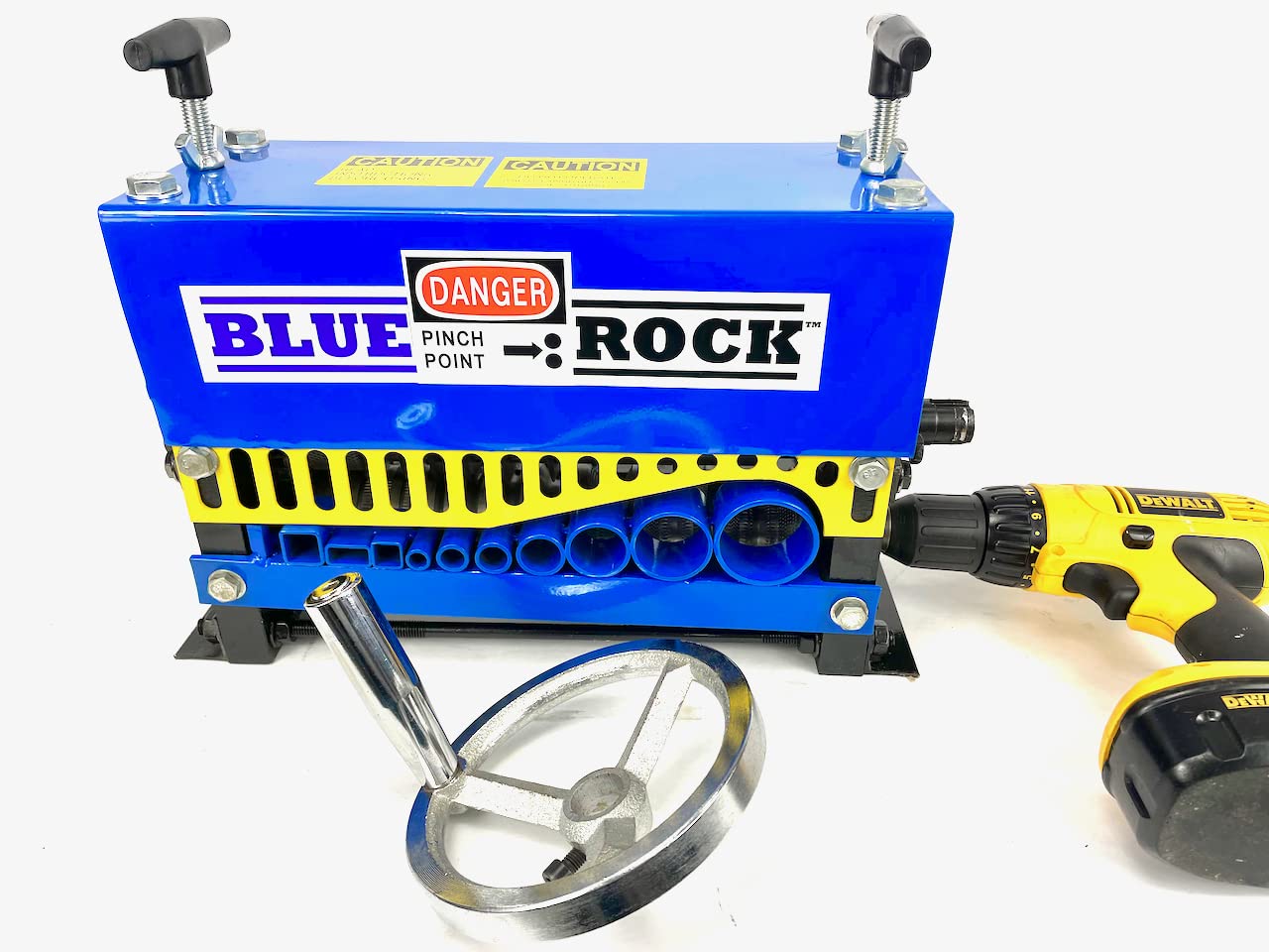 BLUEROCK Tools MWS-808D STRiPiNATOR Manual Wire Stripping Machine - Professional Wire Stripper for Electrical Work, DIY Projects & Home Repairs