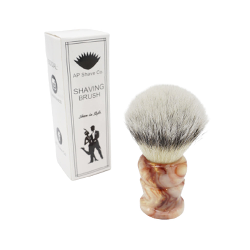 Premium 25mm Mühle STF XLarge Shaving Brush with AP Shave Co. Crushed Mud Resin Handle #86 - Handmade by Shavemac | Perfect for Wet Shaving Enthusiasts & Barber Professionals | Ideal Gift for Men's Grooming Kits