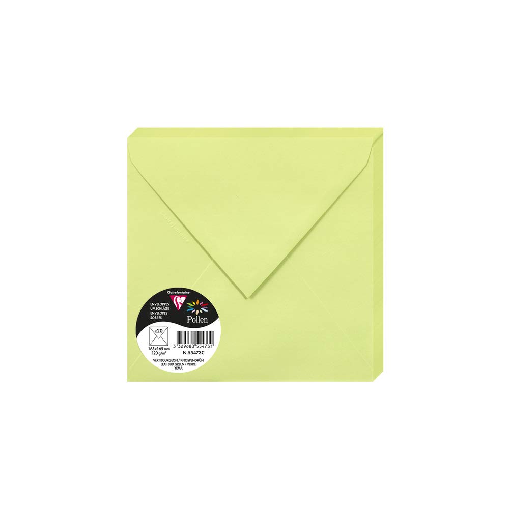 Clairefontaine Pollen Envelopes - Pack of 20 (6.5