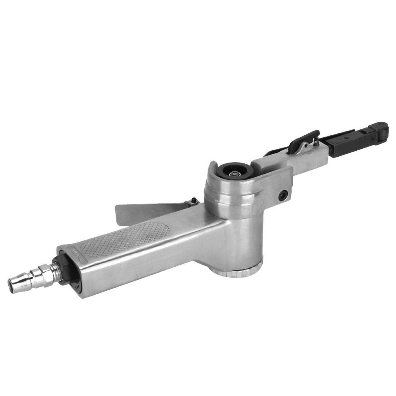10mm Pneumatic Belt Sander - Air Powered Polisher & Grinder for Deburring, Chamfering & Metal/ Wood Polishing - Perfect for DIY Projects & Professional Workshop Use