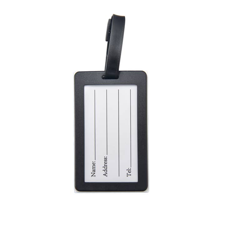 Malcolm Cat Luggage Tag - Cute Animal ID Tag for Travel Bags & Suitcases - Perfect for Airports, Vacations & Kids Backpacks