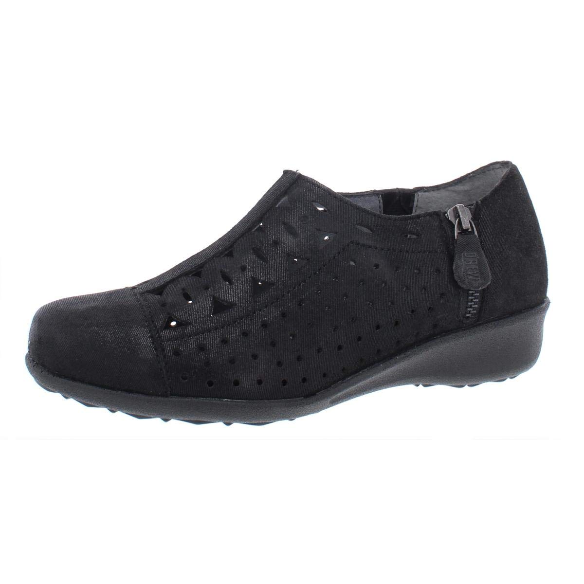 Drew Shoe Metro Women's Therapeutic Diabetic Extra Depth Walking Shoes - Leather Upper with Side Zipper for Easy On/Off - Ideal for Diabetic Foot Care, Plantar Fasciitis & Daily Comfort
