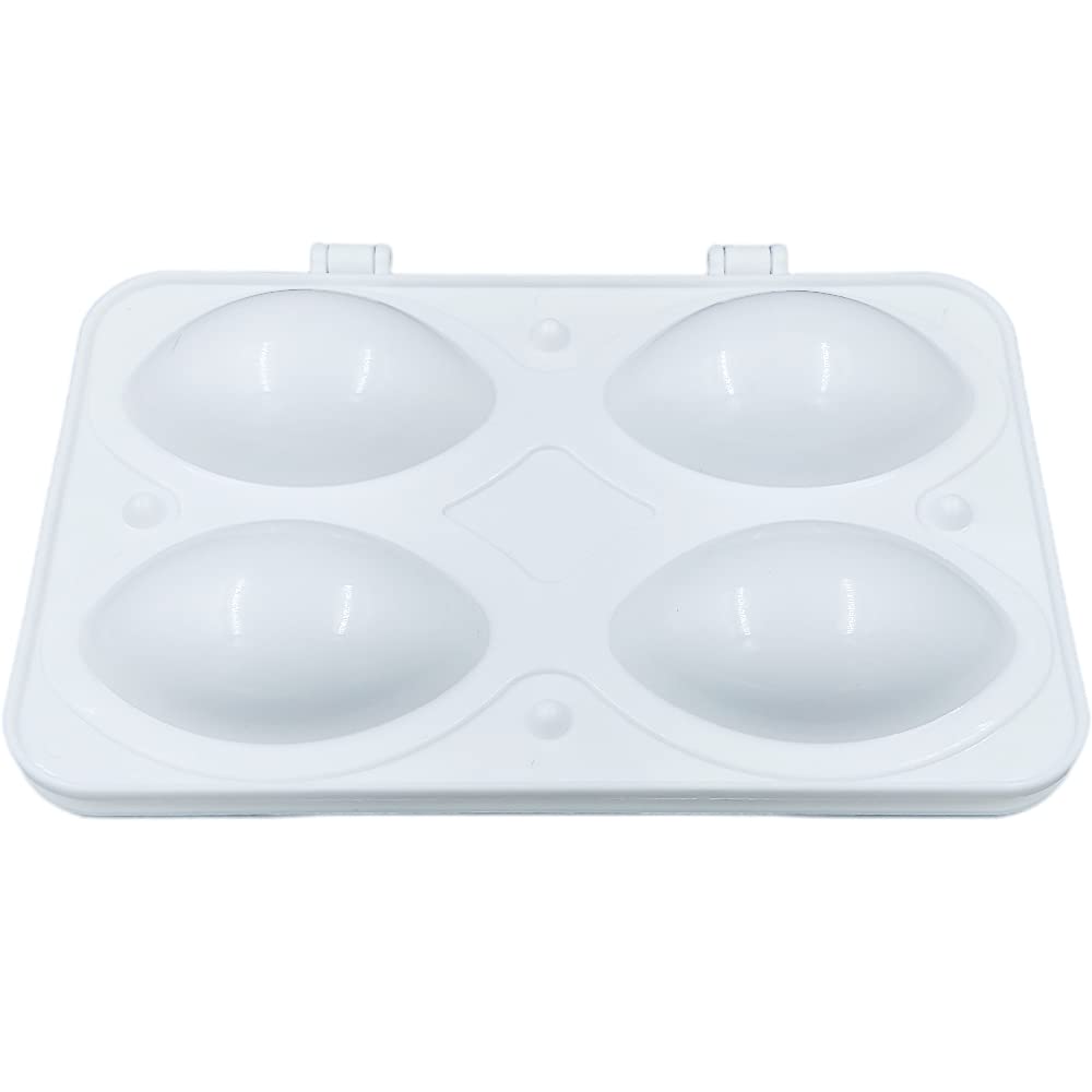 Premium Kibbeh Maker Mold - 7cm 4-Grid Meatball Press Tool for Middle Eastern Cuisine | Perfect for Homemade Kibbeh, Falafel & Meatballs | Great for Kitchens, Restaurants & Food Prep