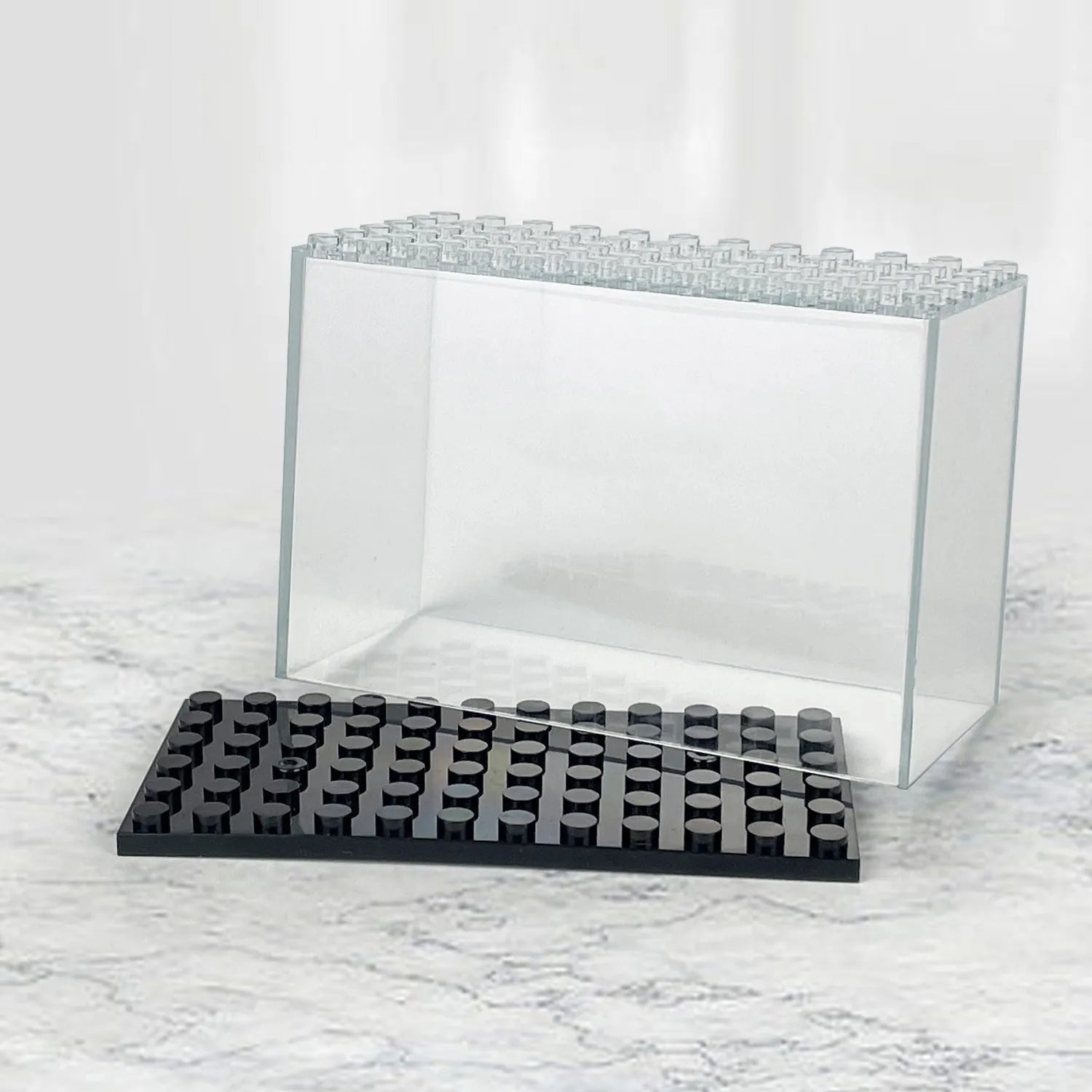 Premium LEGO Minifigure Display Case - Set of 1 or 2 Pieces - Perfect for Collectors & Home/Office Decoration