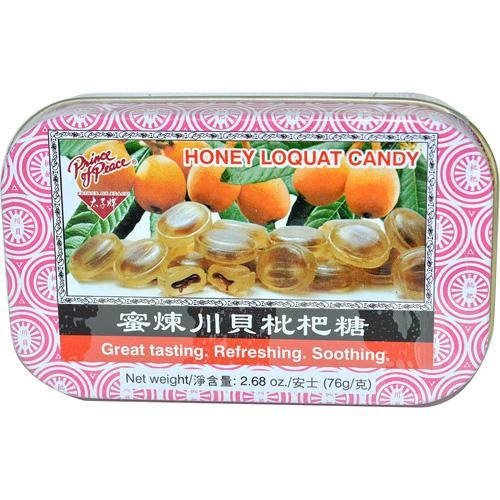 Han's Honey Loquat Candy - 2 Pack (2.68 Oz Each) - Bulk Throat Soothing Candy for Cough Relief - Perfect for Office, Retail Counter Display & Gift Giving