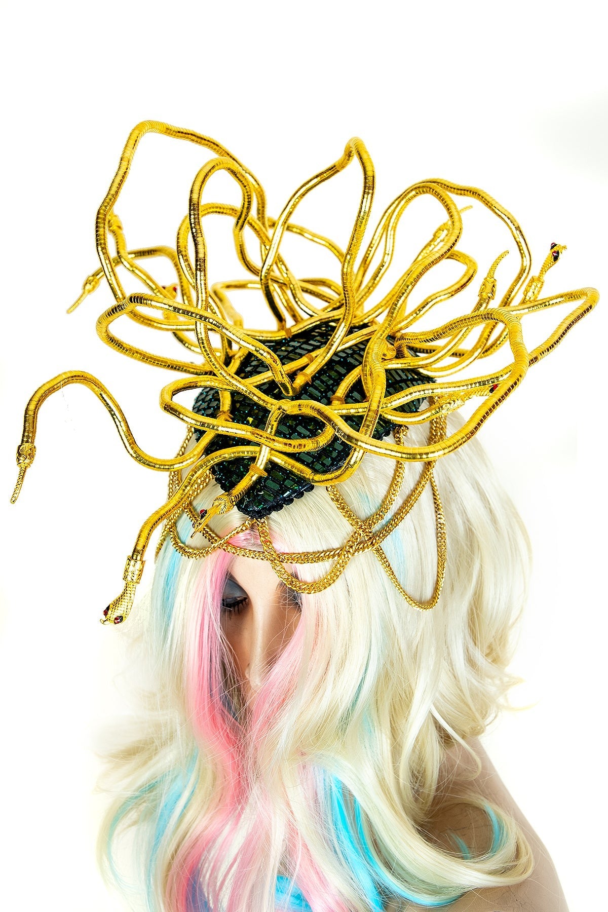 Medusa Headpiece - Greek Mythology Inspired Costume Accessory for Halloween, Cosplay & Themed Parties | Perfect for Women's Costumes, Theater Performances & Fantasy Events
