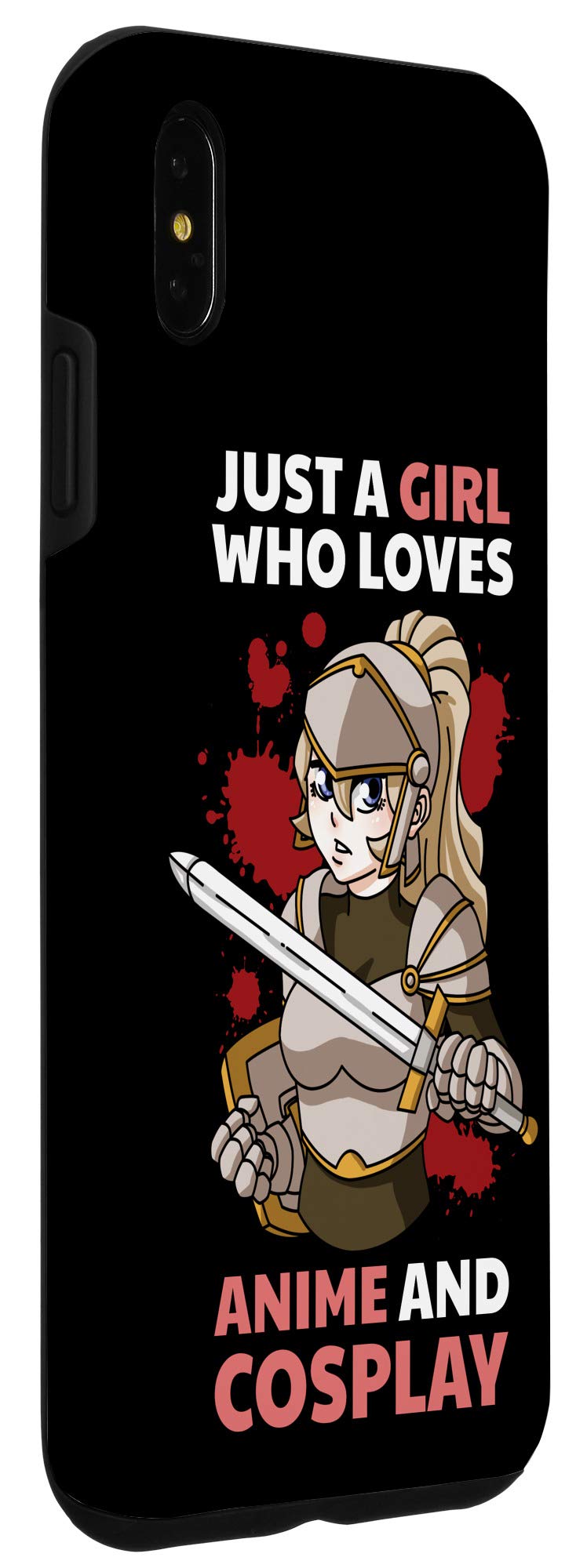 Funny Anime Cosplay Case for iPhone XS Max - Japanese Manga Lover Design - Perfect for Anime Fans, Conventions & Daily Use