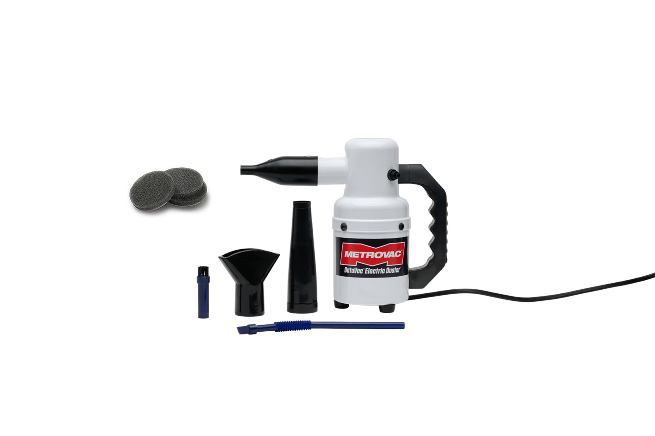 Bonus - Includes 3 Extra Filters - Metro DataVac Electric Duster - 500-Watt Motor - Model ED500P - Computer & Electronics Duster - Made in USA - Perfect for Cleaning Keyboards, PCs, Laptops & Office Equipment