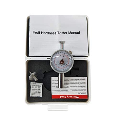 Handheld Fruit Hardness Tester - Digital Penetrometer for Measuring Fruit Firmness (2-15kg/cm²) - Perfect for Apple, Pear, Peach Quality Control in Orchards & Farmers Markets