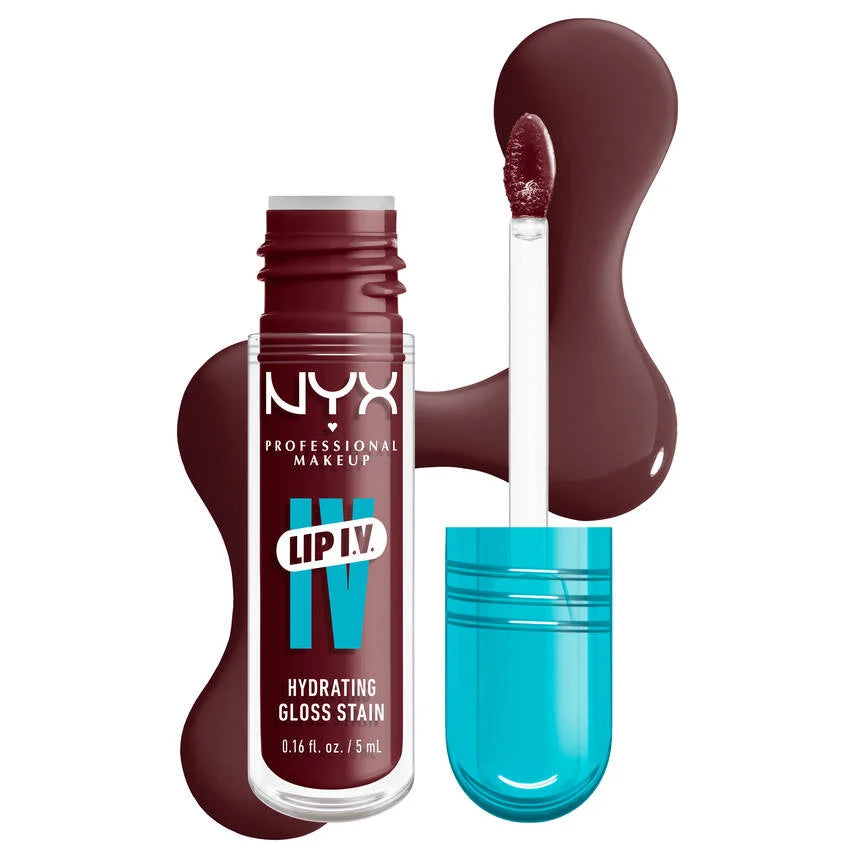 NYX Professional Makeup Lip Gloss Stain - Hydrating & Long-Lasting Lip Color for Dry Lips | Perfect for Everyday Wear, Date Night & Special Occasions