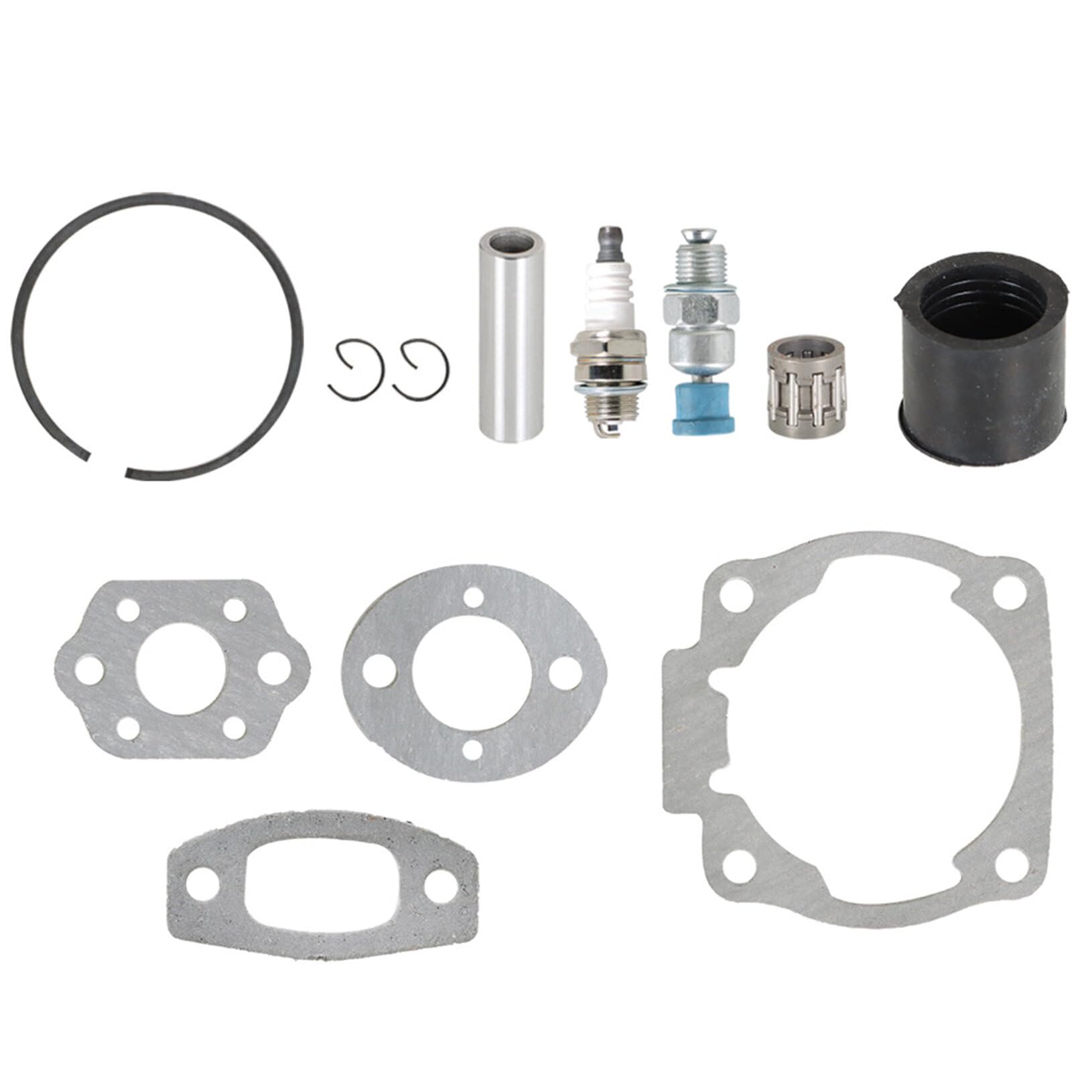 46MM Cylinder Piston Kit Replacement for Husqvarna 50 51 55 55 Rancher Chainsaw - Compatible with Models 503609171, 503161602, 501761802 - Perfect for Chainsaw Repair and Maintenance