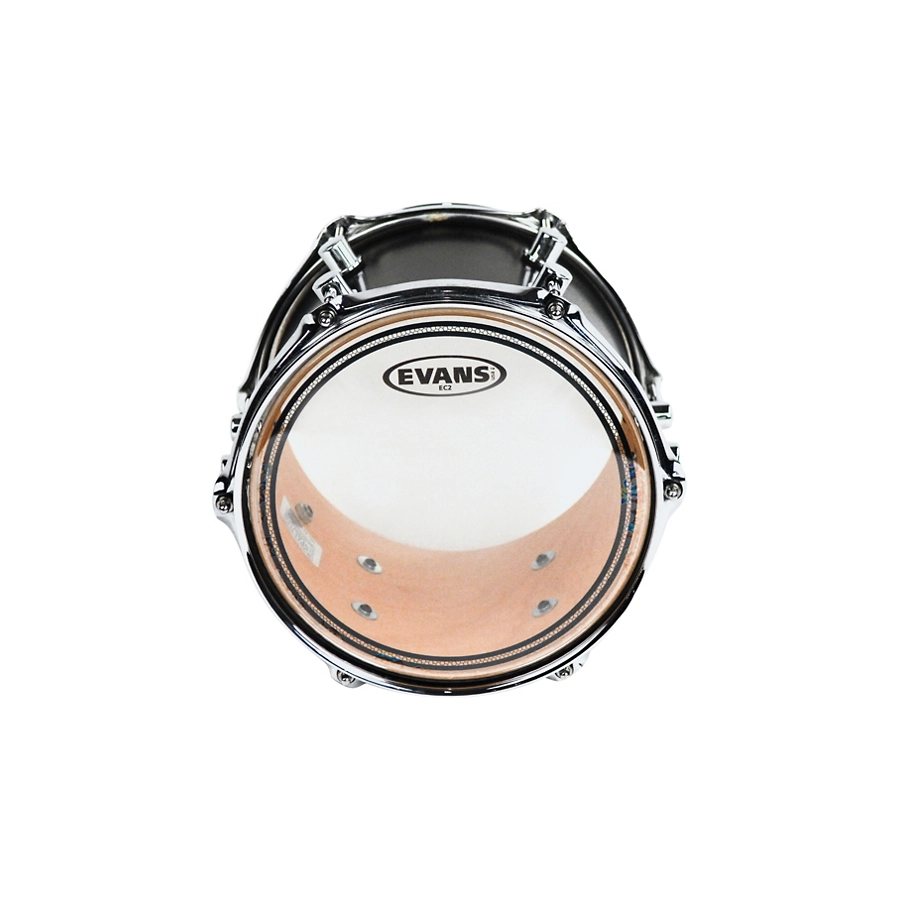 Evans EC2 SST Clear Drumhead 12 Inch - Premium Drum Skin for Snare and Toms - Perfect for Rock, Pop, and Studio Recording