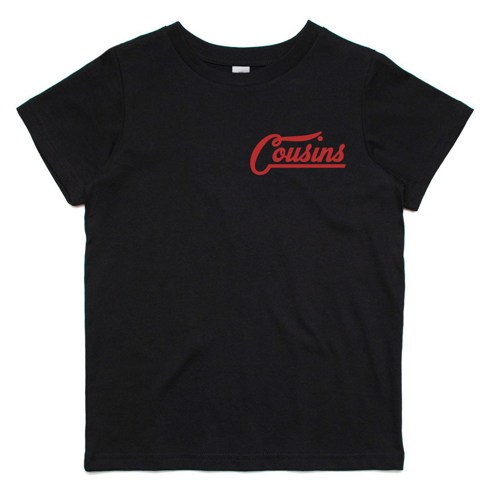 Cousins Pocket Logo Pitcher T-Shirt (MRK X) - Premium Cotton Baseball Tee for Men - Perfect for Casual Wear, Sports Events & Street Style