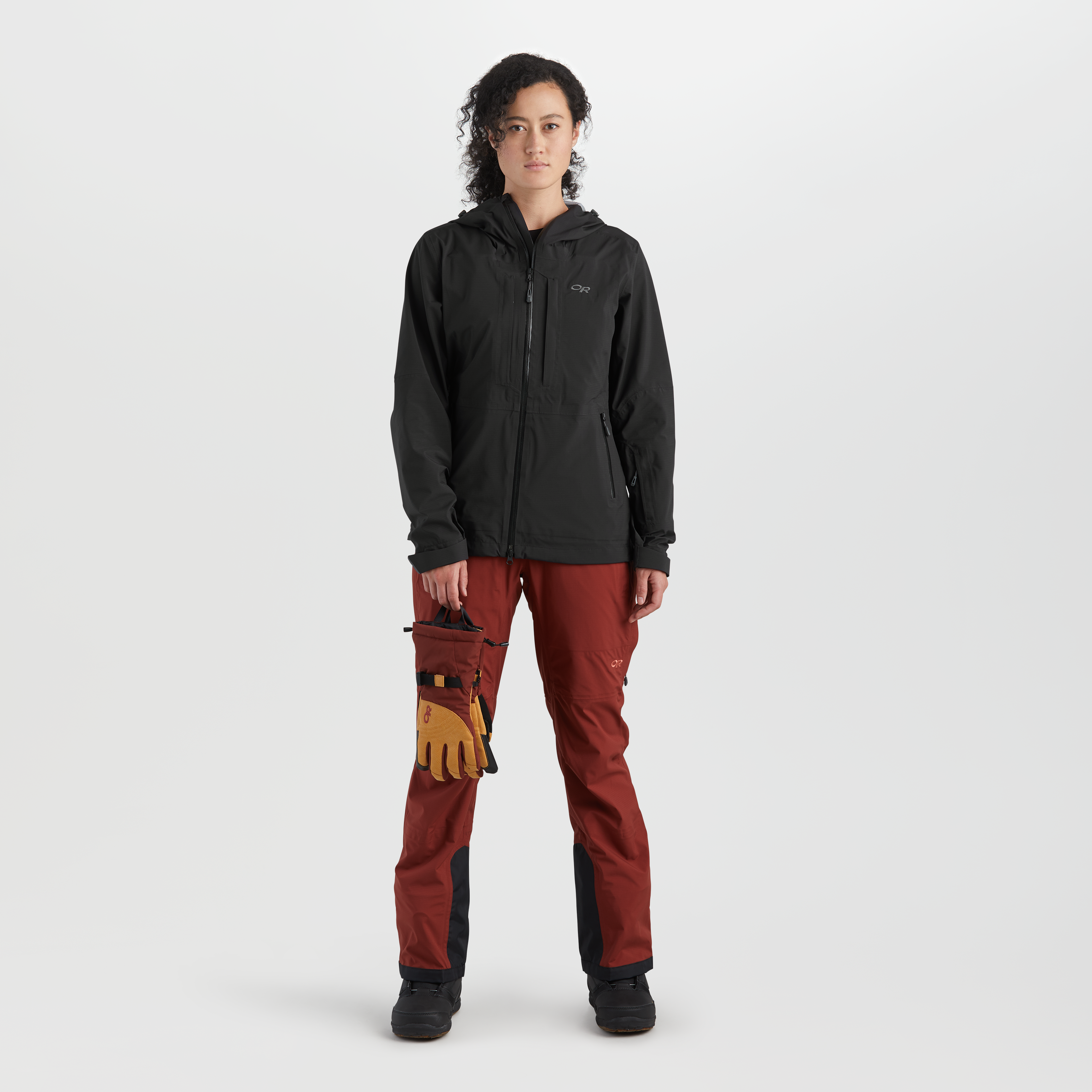 Women's Lightweight Waterproof Carbide Jacket - Windproof Winter Coat for Hiking, Running & Outdoor Activities
