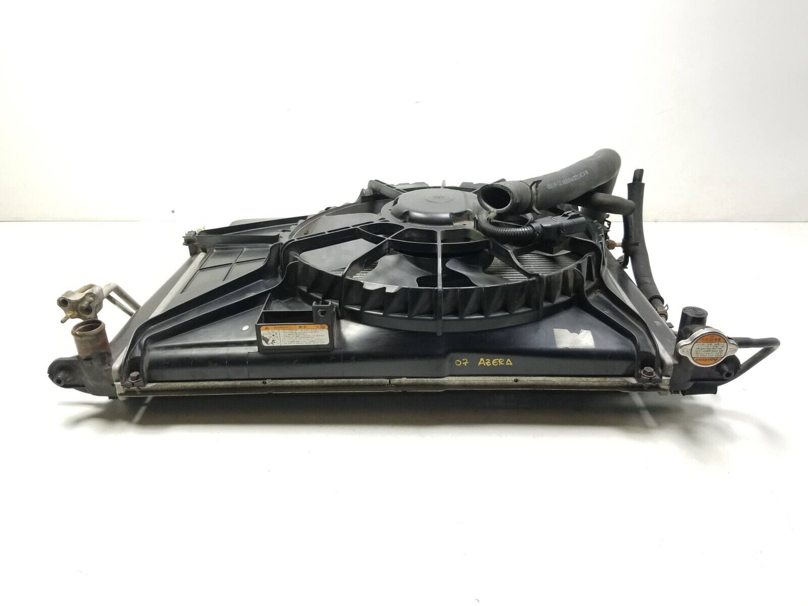 2006-2010 Hyundai Azera Radiator Condenser Cooling Fan Assembly 3.8L V6 OEM Replacement - Perfect for Engine Cooling System Repair & Maintenance