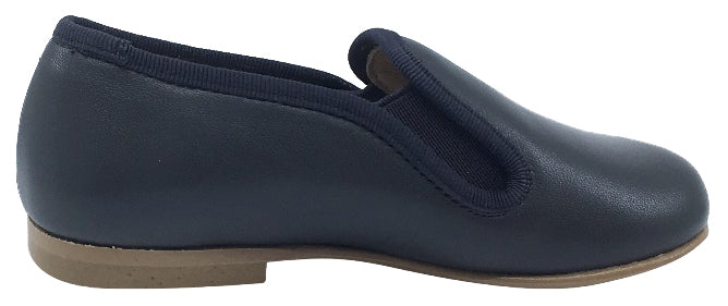Premium Hoo Shoes Smoking Loafer - Dark Charcoal Genuine Leather Dress Shoes for Men | Perfect for Business Meetings, Weddings & Formal Events
