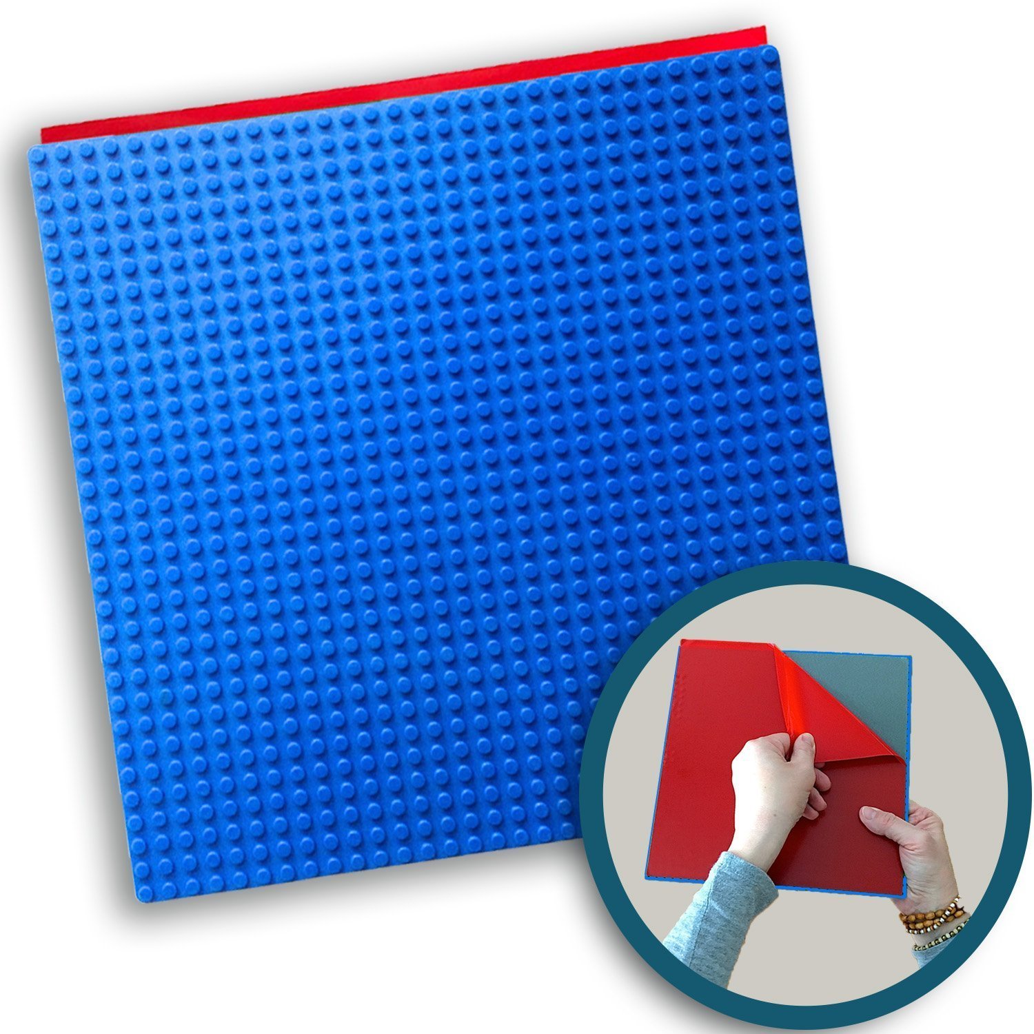 Creative QT MakerBase Peel and Stick Baseplates (Blue) 10