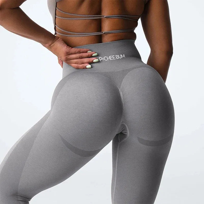 Pchee Bum Contour Seamless Leggings for Women - Booty Lifting Scrunch Yoga Pants with Stretchy Soft Fabric for Workouts, Gym & Sports | Perfect for Yoga, Running & Everyday Wear