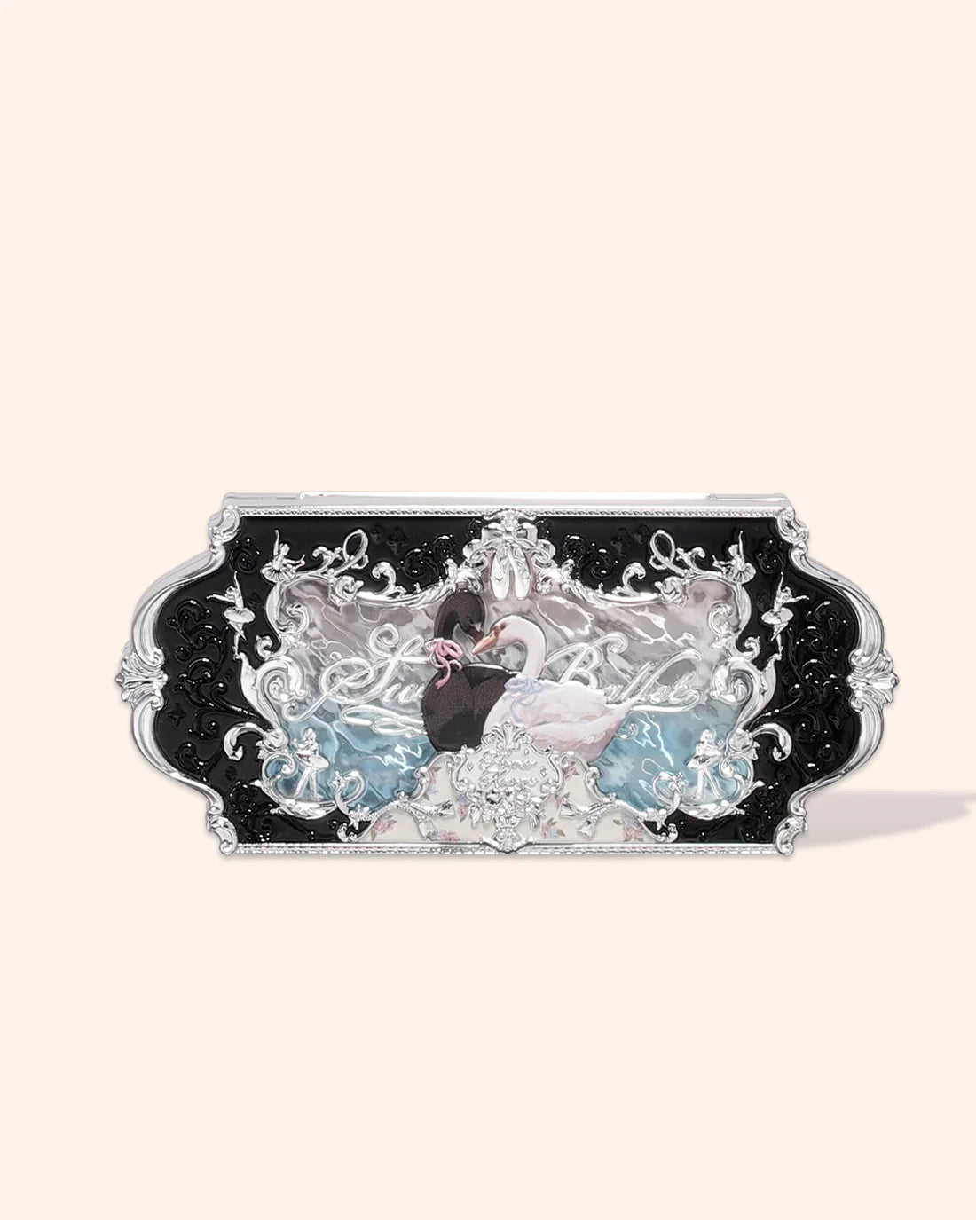 Swan Ballet Six-Color Eyeshadow Palette - Floral & Romantic Makeup Palette by Flower Knows | Perfect for Everyday Wear, Party & Special Occasions
