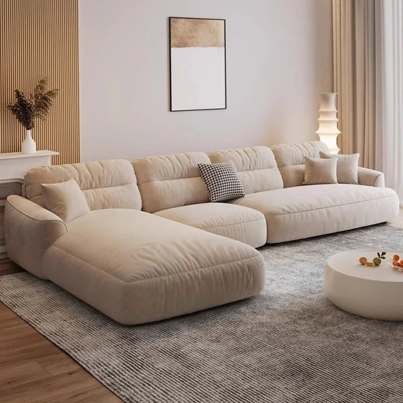 Lazy Para Sectional Lounge Sofa - Modern Comfort for Ultimate Relaxation | Perfect for Living Room, Home Theater & Family Gatherings