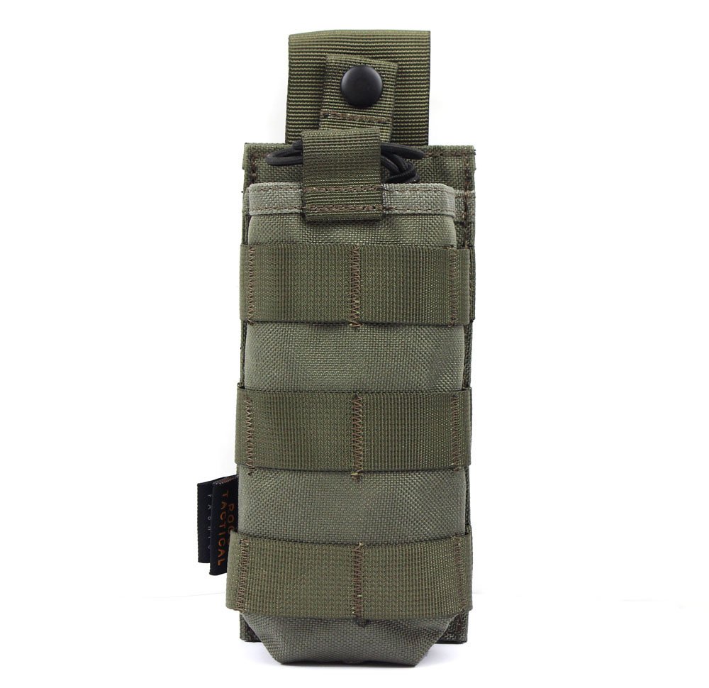 Tactical Radio Pouch - 1000D Nylon Molle Two-Way Radio Holder Case for Walkie Talkies - Perfect for Military, Police, Hiking & Outdoor Communication Gear