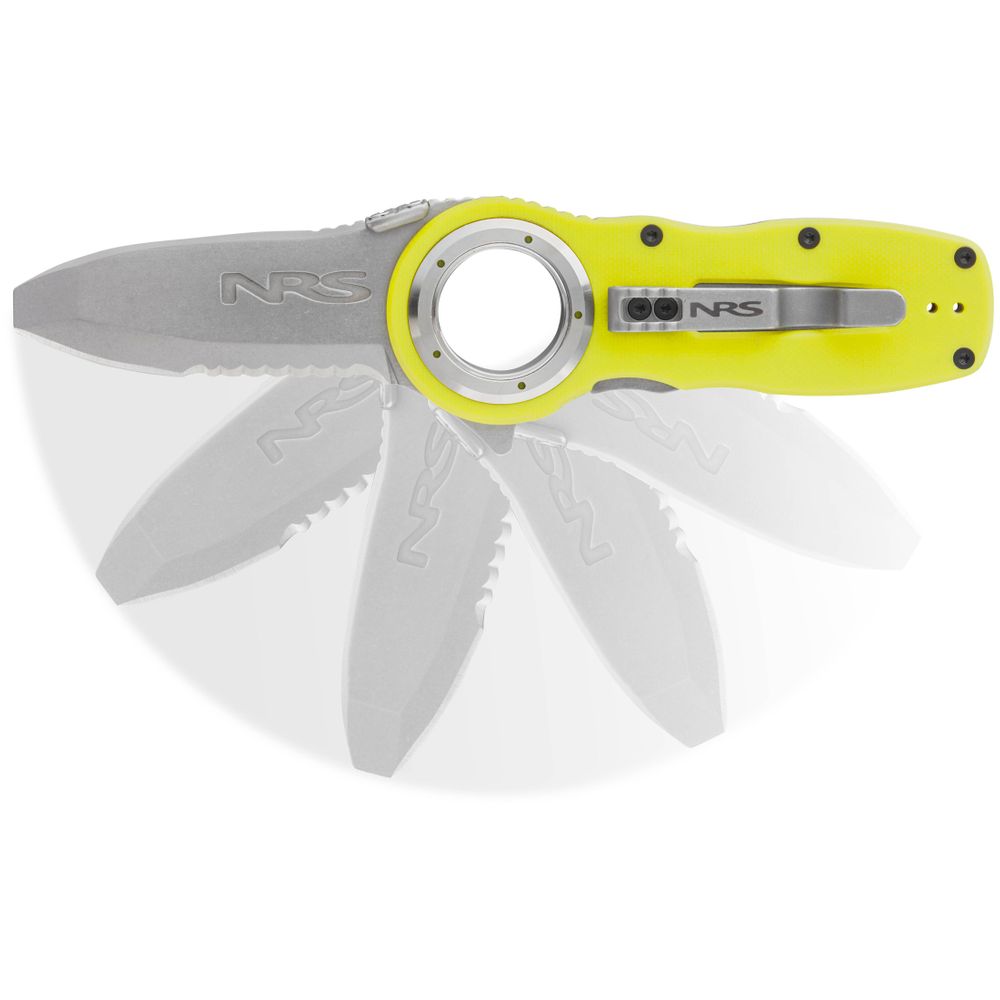 NRS Pilot Access Knife - Compact Folding Knife with Stainless Steel Blade for Outdoor, Camping, Hiking & Survival Gear | Perfect for Cutting Ropes, Fishing Lines & Emergency Situations
