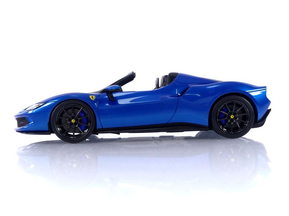 BBR Iron 296 GTS 1/18 Scale Diecast Model Car - Ferrari Replica Collectible for Display, Gift & Racing Enthusiasts