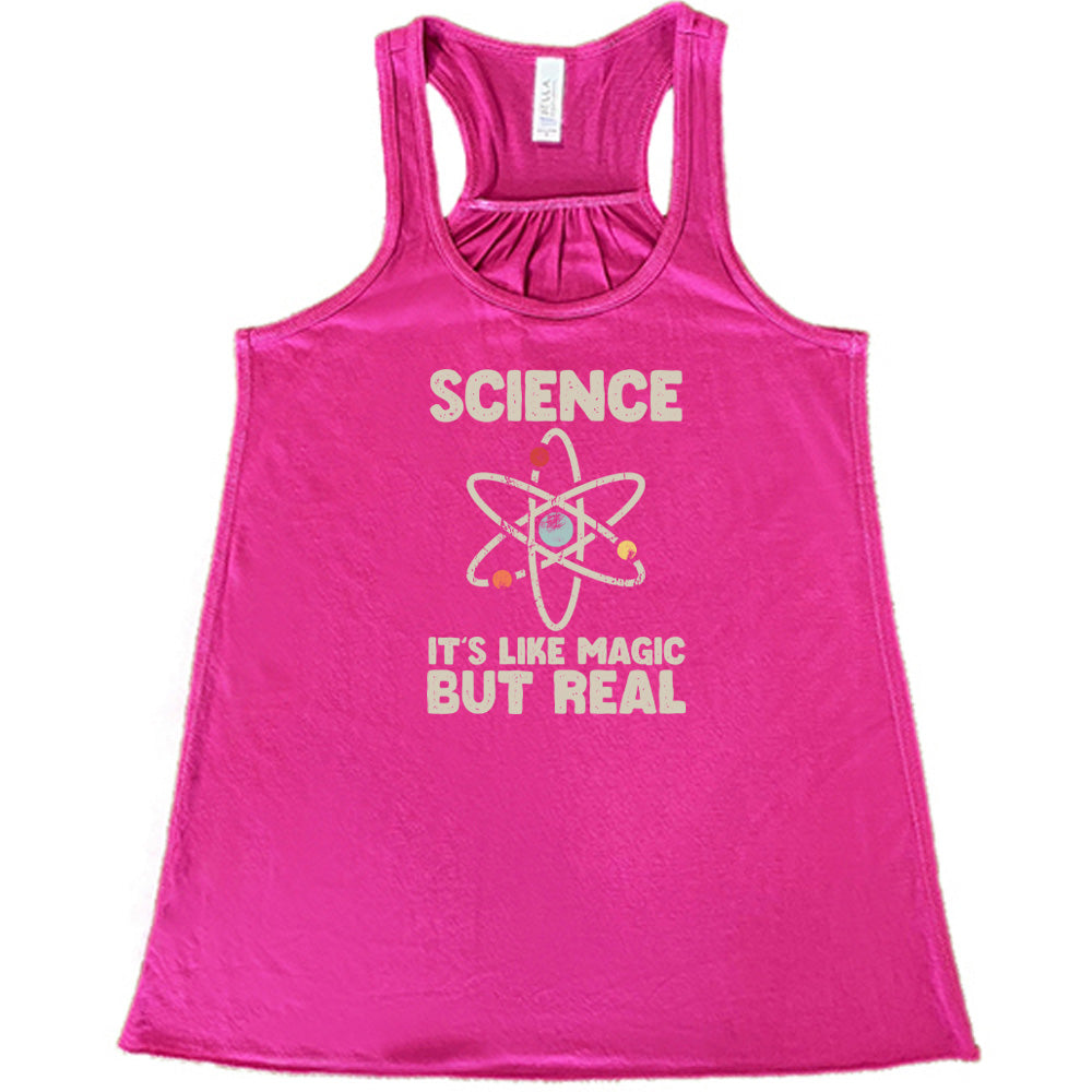 Science It's Like Magic But Real T-Shirt - Funny Science Lover Gift for Students & Teachers - Perfect for Classrooms, Labs & Nerdy Parties