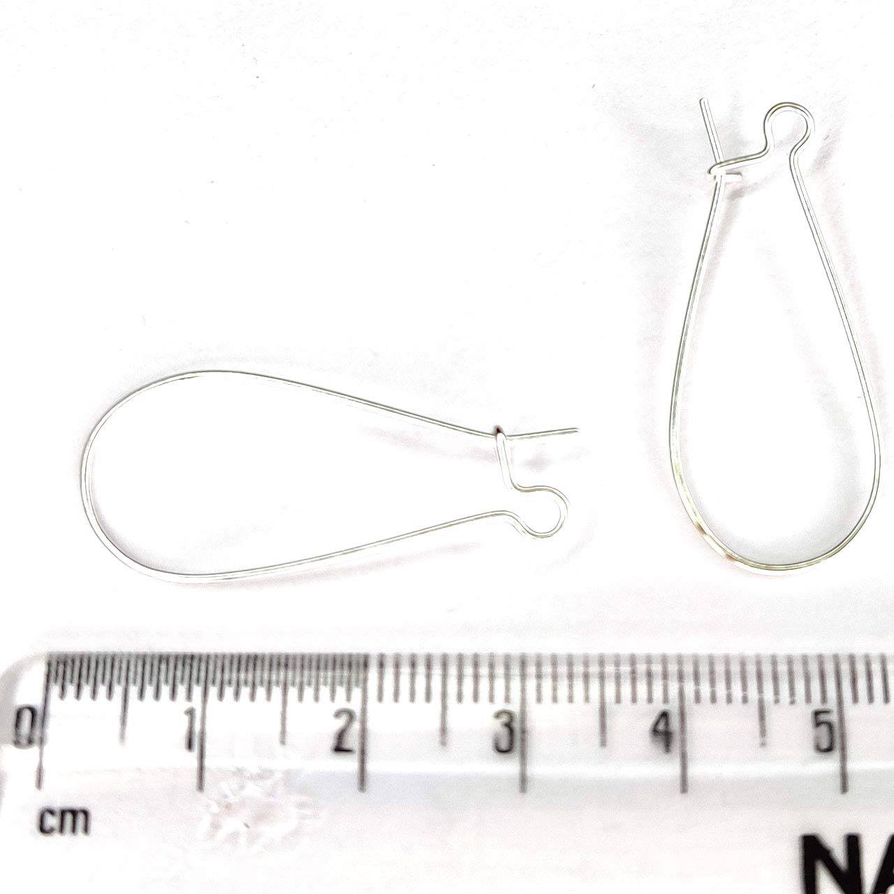 Mahabal Creations 20 Pairs Mixed Size Metal Wire Earring Hooks - DIY Jewelry Making Supplies for Handmade Earrings, Necklaces & Crafts (Medium & Large) - Perfect for Jewelry Designers, Crafters & Gift Making