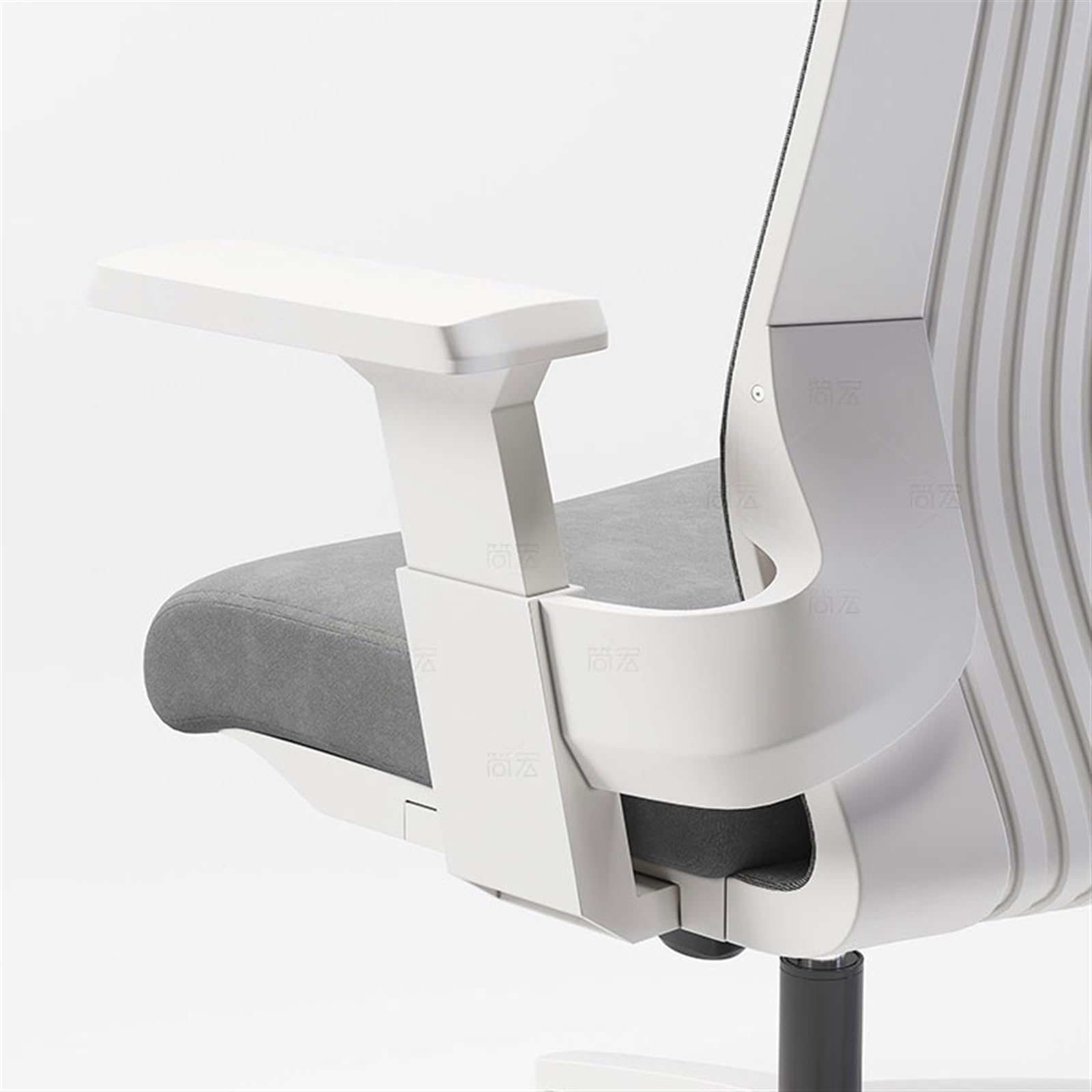 Ergonomic Mesh Office Chair - Adjustable Swivel Computer Desk Chair with Lumbar Support for Comfortable Sitting - Perfect for Home Office, Conference Rooms & Long Work Hours (Gray)