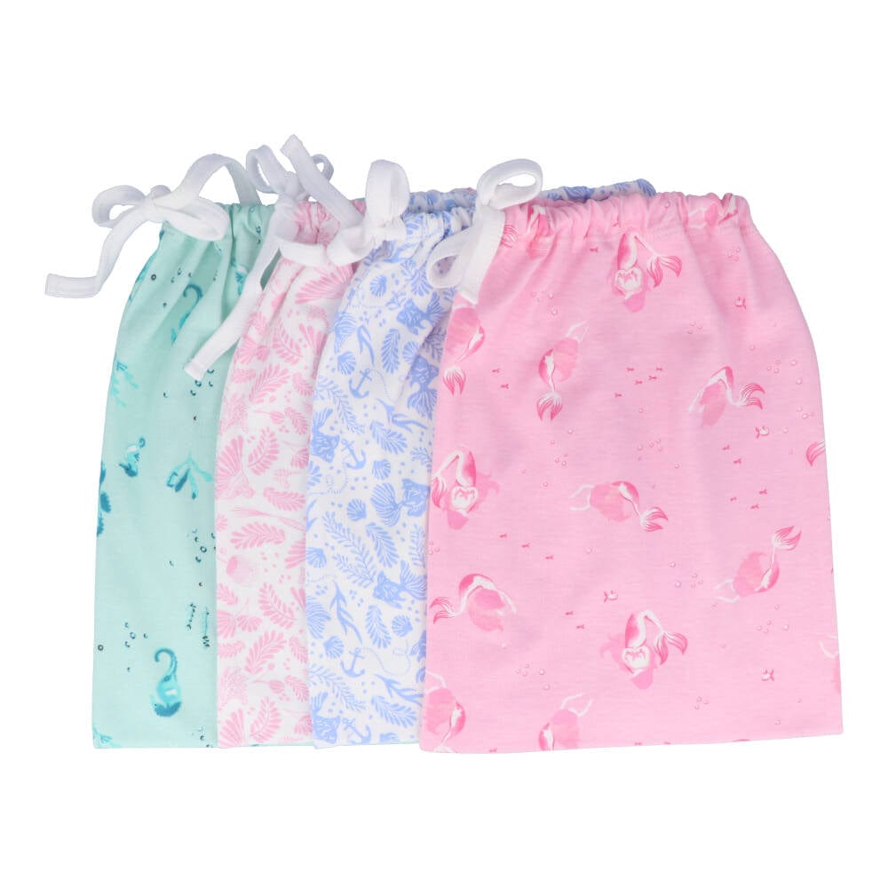 Kids Organic Cotton Short Pajama Set - Underwater World Blue Print | Soft & Breathable Sleepwear for Boys & Girls | Perfect for Summer Nights & Sleepovers