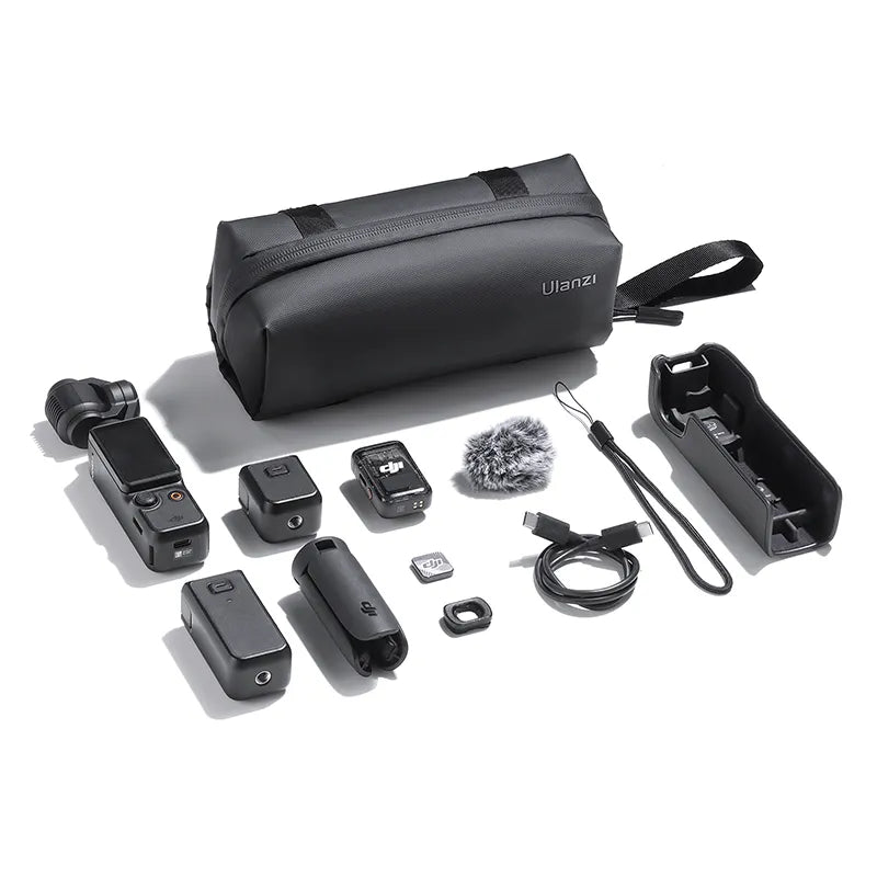 Ulanzi PK 04 Waterproof Carrying Case for DJI Osmo Pocket 3 - Compact Protective Storage Bag with Padded Interior | Perfect for Travel, Vlogging & Outdoor Adventures