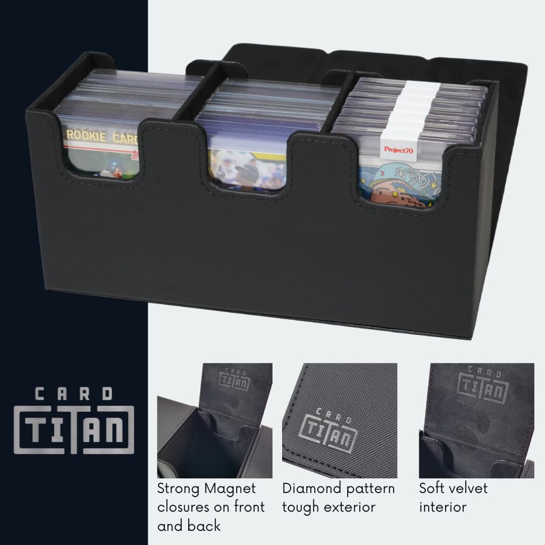 Baseball Card Storage Case - Card Titan Toploader for Collectors