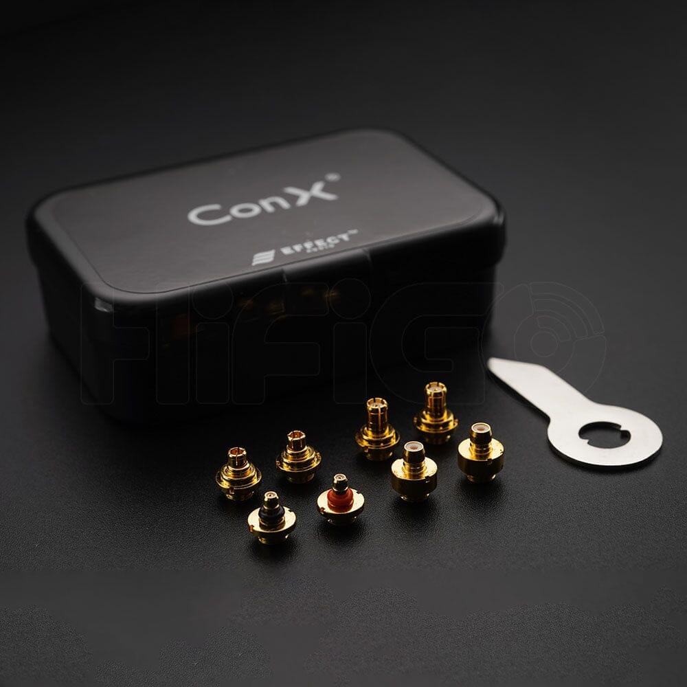 Effect Audio ConX & Con X Basic & Full Set Connectors - 2Pin (0.78mm), MMCX, IPX, A2DC - Premium Earphone Cable Connectors for Audiophiles - Perfect for IEM Upgrades, DIY Cables & Professional Audio Setups