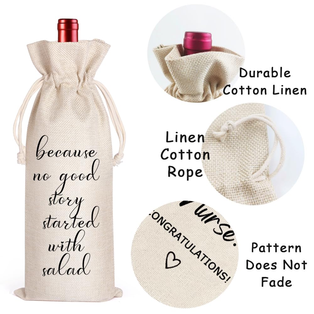 Premium Wine Gift Bag Set - Elegant Housewarming, Wedding, Birthday, Retirement & Engagement Present - Perfect for Wine Lovers & Special Occasions - Ideal for Celebrations, Parties & Thoughtful Gifting