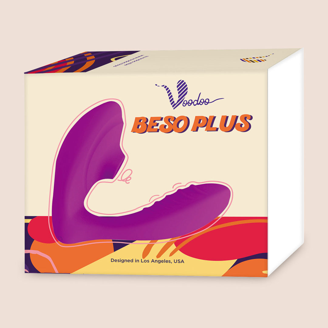 Voodoo Beso Plus - Sucking & Vibrating Lip Plumper for Fuller Lips | Perfect for Date Night, Self-Care & Makeup Enhancement