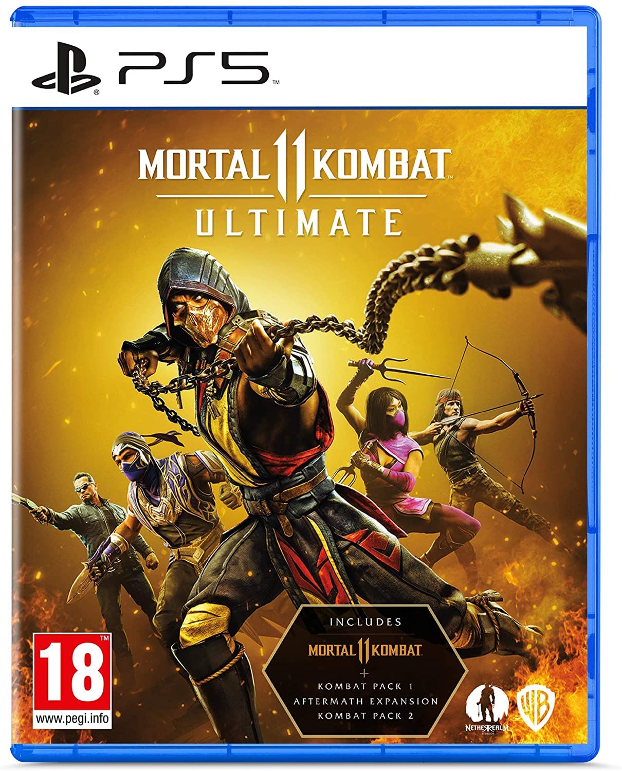 Mortal Kombat 11 Ultimate - PlayStation 5 (PS5) | Fighting Game with All DLC Characters | Perfect for Competitive Gaming & Home Entertainment
