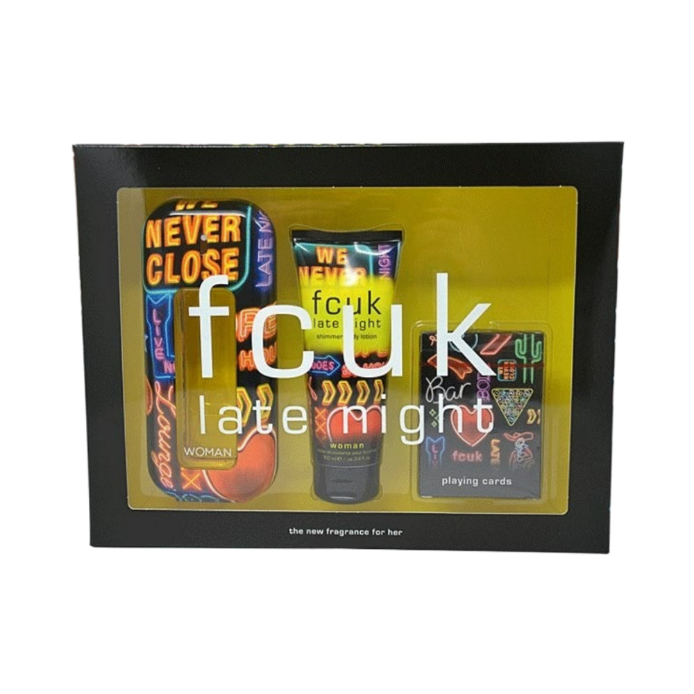 Premium Late Night 3 Piece Eau de Toilette Set - 100ml Perfume for Men & Women - Perfect for Evening Events, Date Nights & Special Occasions