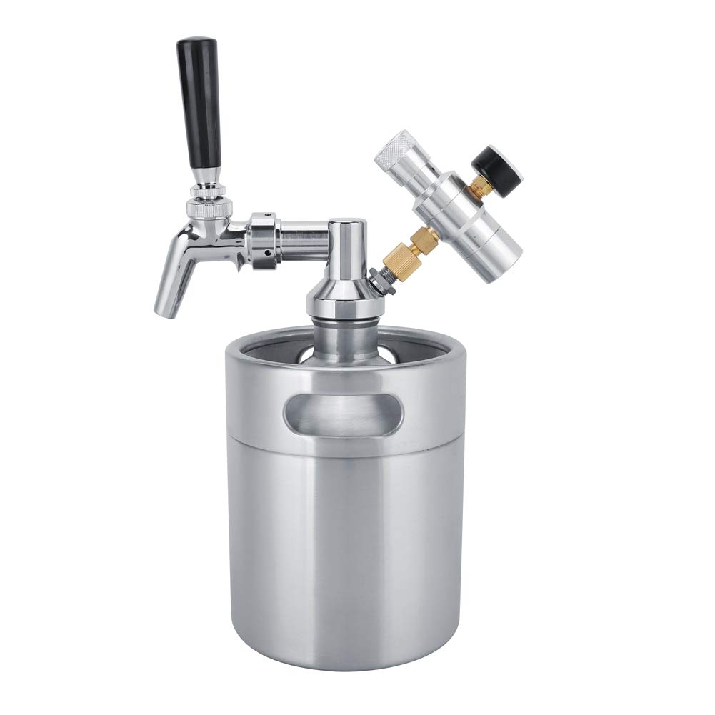 Stainless Steel Wine Keg Barrel with Dispenser - Commercial Drink Dispensing System for Hotels, Bars & Restaurants - Perfect for Parties, Events & Catering Services