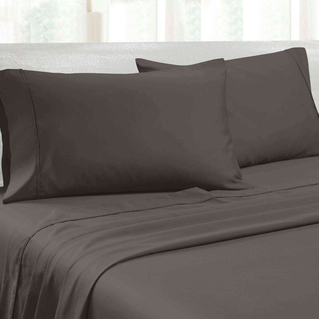 Premium 1400-1500 Thread Count Cotton Blend Deep Pocket Bed Sheet Set - Ultra Soft & Breathable for a Comfortable Sleep - Perfect for Master Bedroom, Guest Room & Dorm
