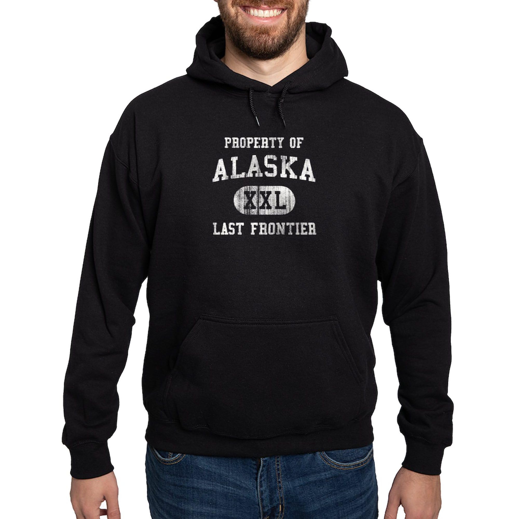 Men's Alaska Hoodie - Dark Regular Fit Pullover Sweatshirt | Warm & Cozy Winter Wear for Outdoor Activities & Casual Style