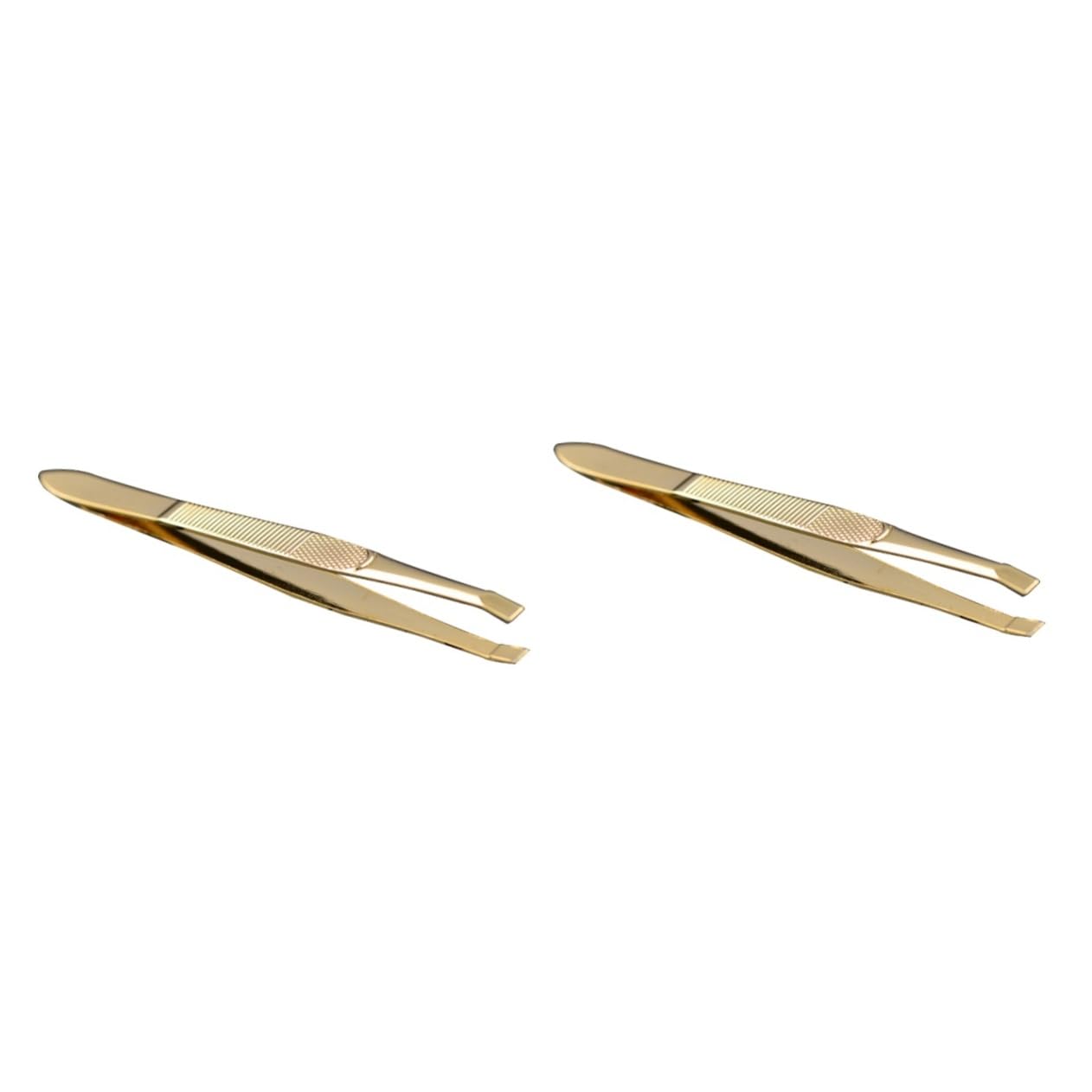 Didiseaon 2-Pack Stainless Steel Eyebrow Makeup Clips - Perfect for Eyebrow Shaping, Plucking & Makeup Application - Essential Beauty Tool for Salon & Home Use