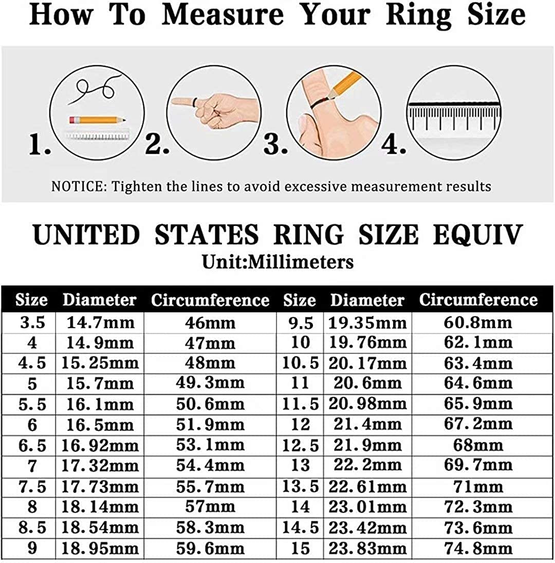 Best Friend Promise Rings for Couples - Stainless Steel Circular Circle Zircon Jewelry Set for Women & Men - Western Style Teen Jewelry Gift for Anniversaries, Valentine's Day & Special Occasions