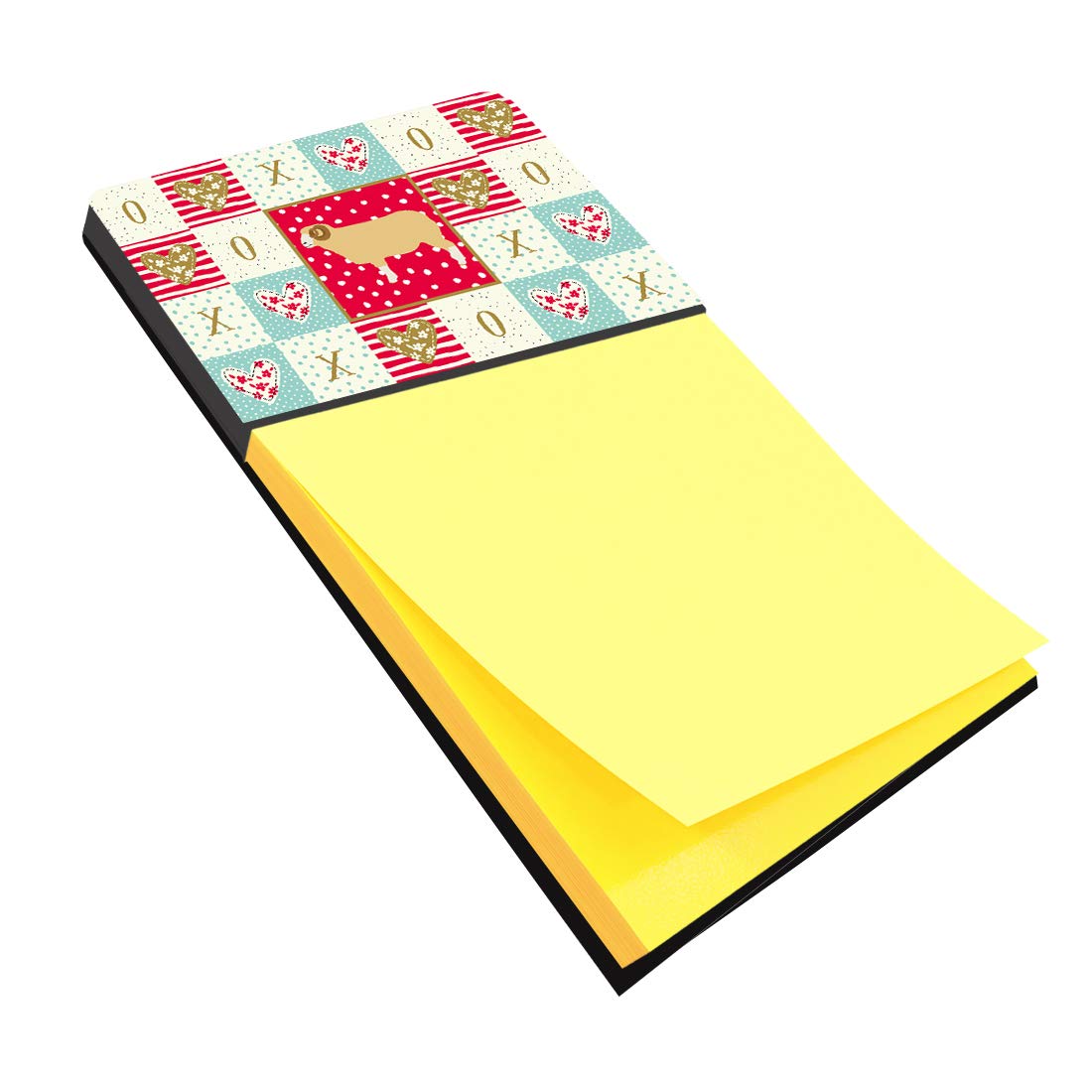 Horned Dorset Sheep Sticky Note Holder - Cute Farm Animal Office Desk Organizer for Notes, Reminders & To-Do Lists