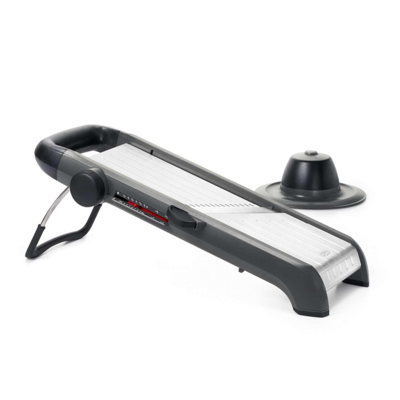 OXO Chef's Mandoline Slicer - Stainless Steel Kitchen Mandoline with Adjustable Blades for Perfect Slicing, Dicing & Julienne - Ideal for Salads, Garnishes & Meal Prep